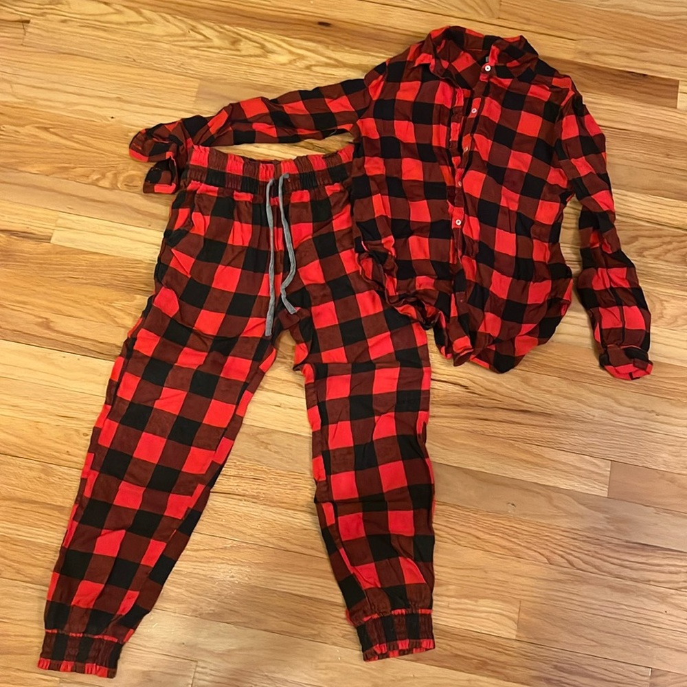 Plaid Pattern Aerie Pajamas Gem Plaid Pattern Aerie Pajamas Gem